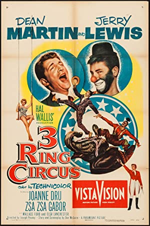3 Ring Circus (1954) starring Dean Martin on DVD on DVD